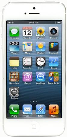 Смартфон Apple iPhone 5 64Gb White & Silver - Нальчик